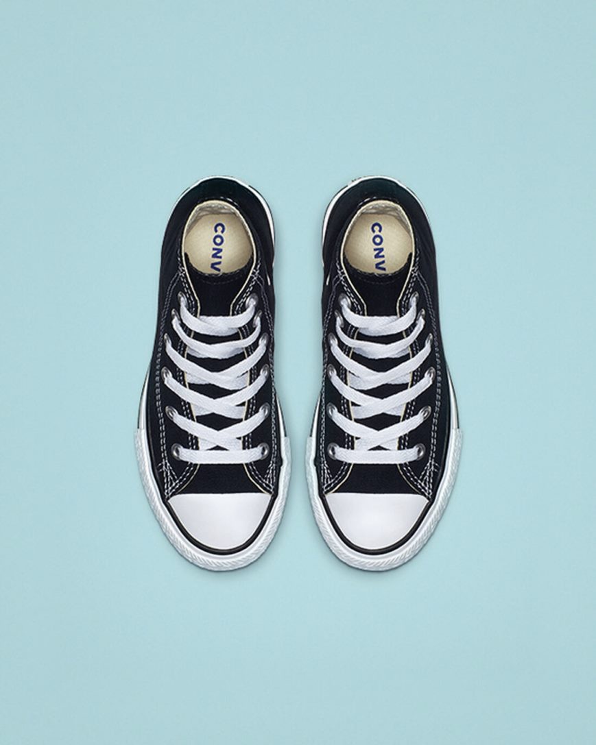 Boys' Converse Chuck Taylor All Star Classic High Top Shoes Black | AU 8EC16U